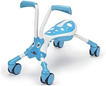 Scramblebug Tide | 4-Wheel Balance Bike | Designed for Toddler Balance and Confidence | Indoor or Outdoor Toy | Foldable for Easy Carrying | Great Birthday Gift for Kids 12 Months and Up