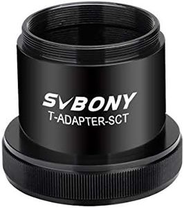 SVBONY SV167 Telescope Adapter SCT Sturdy Metal T-Adapter for Celestron 5SE 6SE 8SE C5 C8 C9.25 C11 C14 and All Schmidt-Cassegrain Prime Focus Photography