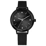 French Connection Stainless Steel Analog Black Dial Women's Watch-Fc1318Bm, Band_Multicolor