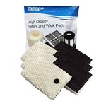 HQRP 6-Pack Wick Filter Compatible with Bionaire BCM7900 BCM7931 BCM7932 BCM7933 BCM7934 BCM7913, Sunbeam SCM2300, SCM2400 Series Humidifiers, Part SW2002 SW2002-CN Replacement