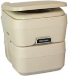 Dometic 301096602 5.0 Gallon Portable Toilet, Parchment