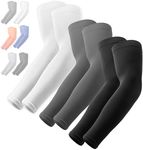 OutdoorEssentials UV Sun Protection Compression Arm Sleeves - Tattoo Cover Up - Cooling Athletic Sports Sleeve for Football