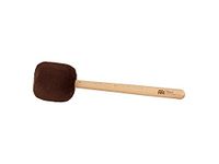 Sonic Energy Gong Mallet Small – Brown mallet with beechwood handle, Chai – For gong players, meditation, percussion – Sheep’s wool, synthetic fleece (MGM-S-C)