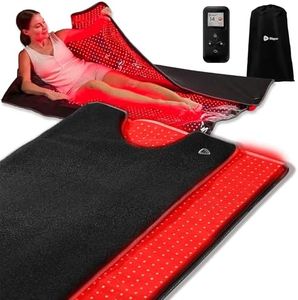 Lifepro Red Light Therapy Blanket for Full Body Coverage with Red & Near Infrared Light Therapy - Whole Body Red Light Mat, NIR & Red Light Therapy Pad Device, Pulse & Brightness Control for Home