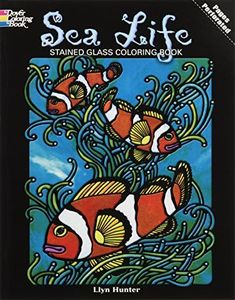 Sea Life Stained Glass Coloring Book