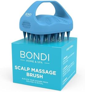 Bondi Home Spa - Hair Scalp Massager - Shampoo Brush for Scalp-Care - Promotes Healthy Hair Growth - 100% Premium Silicone Scalp Brush to Exfoliate & Refresh