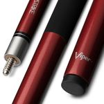 Viper Graphstrike 58" 2-Piece Fiberglass Graphite Composite Billiard/Pool Cue, Maroon