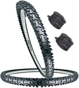 Cubierta Rueda Neumatico para Bicicleta Mountain Bike MTB 26" X 1,95 + Cámaras