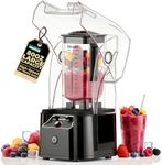 WantJoin Countertop Blender For Smoothies,Professional Blenders Heavy Duty Commercial With Sound Enclosure, Self-Cleaning, 80oz Pitcher - For Smoothie, Shakes