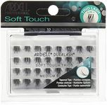 Ardell Soft Touch Trio Medium Individuals Lashes, Black, Medium