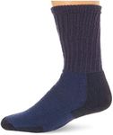 Thorlos Unisex Thick Padded Hiking socks,Dark Blue,Medium (Women's Shoe Size 6.5-10.0, Men's Shoe Size 5.5-8.5)