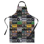 Funny Aprons for Men Hip Hop Tapes BBQ Cooking Apron Kitchen Gift