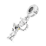 Pixar Monsters, Inc. Door Dangle Charm Fit Women Bracelet Necklaces Fashion Gifts 925 Sterling Silver DIY Jewelry (Pixar Toy Story Woody Dangle Charm)