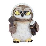 LSM law suits and more Gifts for Lawyers Resin Indian Edition Lawyer Bobblehead- Figurine (15 X 5 Cms, Multicolour) (The Judge Owl)