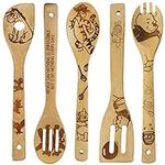 5 PCS Wooden Spoons for Cooking Ute