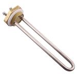 DERNORD 12V Water Heater Element 200 Watt 1.25" Copper Flange Heating Element Spare Part