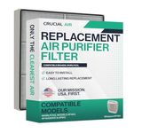 Crucial Air Replacement Air Purifier Filter – Compatible with Whirlpool Part # 8171434K, 1183054K - Large 1183054, 1183054K – Fits Whirlpool Air Purifier Model AP450, AP45030HO, AP510 – Bulk (1 Pack)