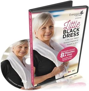 Senior Exercise DVD for Women 50-80+, These Low Impact Exercise Videos Feature Full Body Workouts Designed to Help You Fit Back Into Your Little Black Dress - Improve Energy and Strength