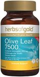 Herbs of Gold Olive Leaf 7500 60 Tablets, 60 count