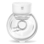 ANWIKE Electric Breast Pump Ultra-Light 230g - Wearable Breast Pump Hands Free for Travel & Home, 4 Modes 9 Levels, 135° Flange, Quiet 40dB, BPA-Free, Easy to Clean & Gift for New Moms, White