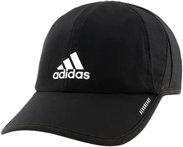 adidas Men's Superlite Relaxed Fit Performance Hat, Black, One Size