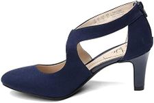 LifeStride Women's Giovanna 2 Pump, Navy, 8