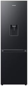 Samsung Series 6 Fridge Freezer, Features AI Energy Mode and SpaceMax™ Technology, Ice Dispenser, Black, Model: RB34C632EBN