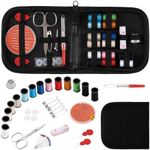 Amrules Sewing Kit for Adults,Emergency Small Mini Sewing Supplies for Grandma, Mom, Adults, Kids, Beginner, Sewing Products Include Scissors, Sewing Needles Thimble, Thread, Tape Measure etc