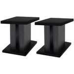 (2) Technical Pro 8 Studio Monitor Bookshelf Computer Multimedia Speaker Stands