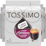 Tassimo Carte Noire Long Espresso Single Serve T-Discs, 110g (5 Boxes of 14 T-Discs)