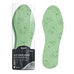 Amazon Basic Care Active Carbon Insoles, 3 pairs (UK Shoe Size 5-11), Green