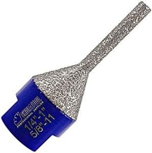 SHDIATOOL Diamond Chamfer Milling Bits,Enlarging, Shaping, Bevelling Existing Holes of Porcelain Tile Ceramic Marble Diameter 1/4-inch - 1-inch