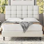 Yaheetech Full Upholstered Bed Fram