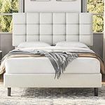 Yaheetech Full Upholstered Bed Fram