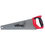 Draper 82202 Venom Second Fix Triple Ground 12PPI Handsaw, 500 mm Blade Length, Red