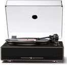 1 by ONE High Fidelity All-in-One Record Player, Vinyl Turntable with Built-in Speakers, Magnetic AT-3600L Cartridge, RCA Line Out, Belt-Drive Stereo Turntable