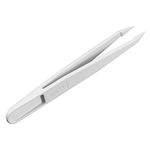 Sourcingmap Plastic Anti-Static Tweezers, Precision Slant Point Tip for Jewelry Craft DIY Beauty Electronics Repair Tool White