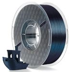 ELEGOO Silk PLA Filament 1.75mm Galaxy Black 1KG, 3D Printer Filament Dimensional Accuracy +/- 0.02mm, 1kg Spool(2.2lbs) 3D Printing Filament Fits for Most FDM 3D Printers