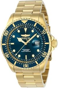 Invicta Men's Pro Diver Quartz Diving Watch with Stainless-Steel Strap, Two Tone, 22 (Model: 23229 23388), Navy Blue, 23388