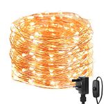 Lepro Fairy Lights Plug in, 20m 200 LED Copper Wire Fairy Lights, 66ft Warm White Fairy String Lights Mains Powered for Indoor Outdoor, Bedroom, Wedding Decor, Garden, Party, Christmas and More