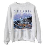 Munla Velaris Sweatshirt - Acotar Sarah J Maas City of Starlight A Court Of Thorns And Roses Sweater, Ash, Large