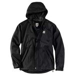 Carhartt Men's Storm Defender Loose Fit Midweight Jacket, Black, Large