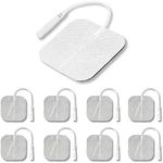 TENS Unit Pads 2"X2" 8 Pcs, 3rd Gen