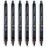 Kuru Toga 6 x UNI-BALL SELF SHARPENING MECHANICAL PENCIL - 0.5mm - Smoke Barrel