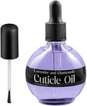 C CARE Cuticle Oil For Nails - Levender and chamomile Nail Oil - Moisturizes and Strengthens Nails and Cuticles - Dropper & Brush included - Large 2.5 oz bottle