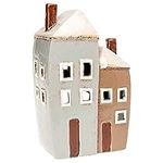 Village Pottery Cornish 2 Houses Tealight Ceramic