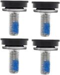 EMSea 4Pcs Bicycle M8 Crank Screw 8mm Hex Fixing Screws Bicycle Bottom Bracket Axle Bolts Compatible with ISIS Inner Bearing Crank Systems Steel