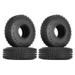 INJORA 1.9" Wheel Tires - 120 * 35mm Multi Terrains Comp Pins Tires for 1/10 RC Crawler Rock Buggy TRX4 SCX10 Pro Gen8 VS4-10 FCX10(T6502)