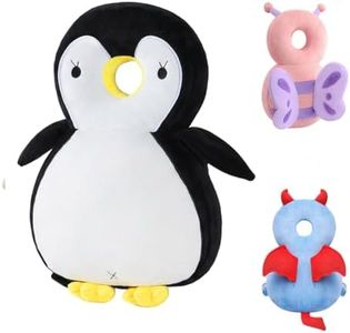 Toddler Baby Head Protection Cushion Backpack Wear,Penguin