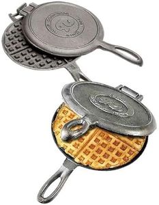 Rome Cast Iron Old Fashioned Waffle Irons, Pack of 2